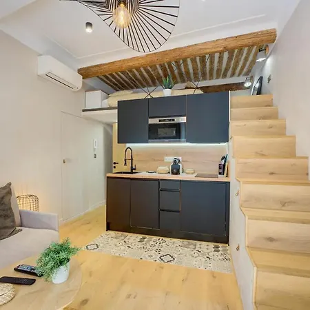 Duplex Studio Apt Mezzanine Near Shops & Cafes Antibes Exterior photo